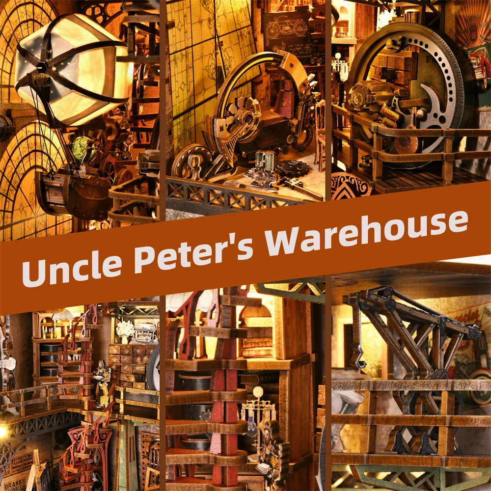 Uncle Peter's Warehouse  | DIY Book Nook