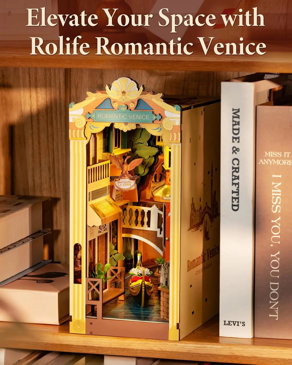 Romantic Venice  | DIY Book Nook