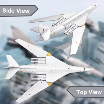 Tu-160 bombefly | DIY Metal Puslespill