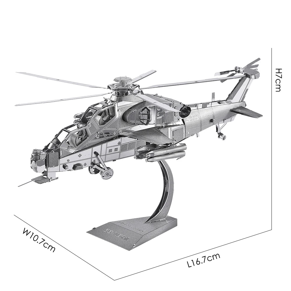 WZ-10 Helicopter  | DIY Metal Puzzle