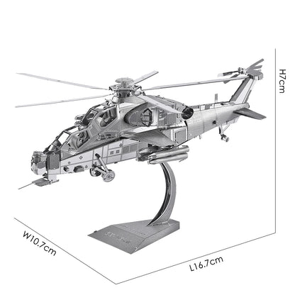 WZ-10 Helicopter  | DIY Metal Puzzle